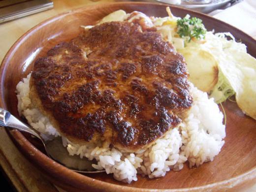 2010/05/02 23:43/「レストランポパイ」ブルートハンバーグセット