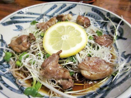 2010/07/25 17:10/「嘉司屋」暑い夏には、冷やし焼き鴨そばを。