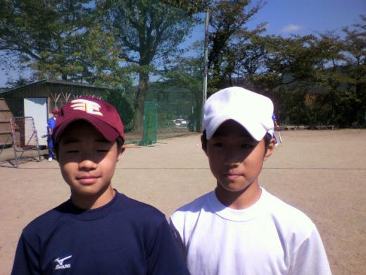 2010/10/25 18:48/小山田&さつき がんばれー