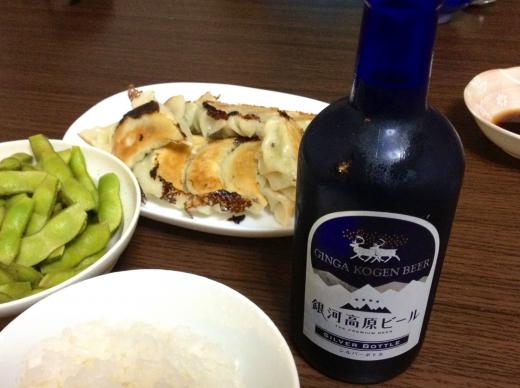 2012/08/16 23:19/●銀河高原ビールで晩酌なう♪