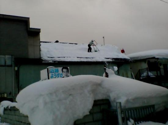 2012/01/17 21:36/今日は例の雪を、、、