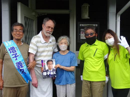 2022/07/22 06:26/時々刻々…市議選告示「選挙権はないけれど」(6日目)