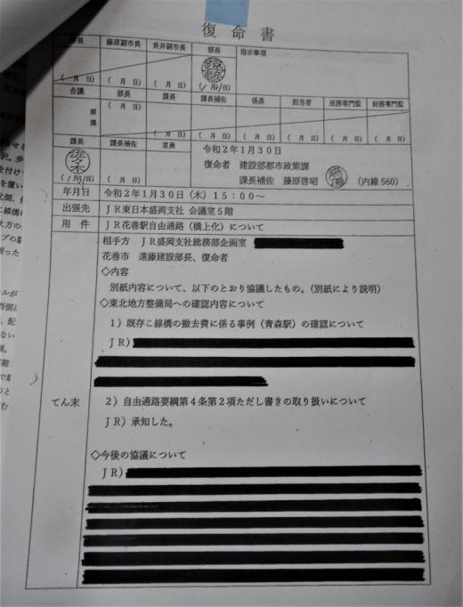 2023/01/14 19:27/橋上化と新図書館はやはり、ワンセット…行政開示文書で、”疑惑”が明らかに!?