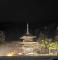 「安久津八幡神社三重塔 期間限定ライトアップ」画像