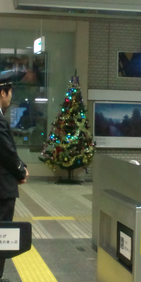 2010/12/16 12:00/新花巻駅もクリスマス♪